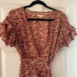 Floral Wrap Dress